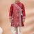 Red festive wear designer viscose boys-dhoti-kurta