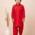 Red festive wear designer viscose boys-dhoti-kurta