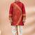 Red festive wear designer viscose boys-dhoti-kurta