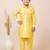 Yellow festive wear designer viscose boys-dhoti-kurta