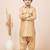 Brown festive wear designer viscose boys-dhoti-kurta