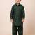 Green festive wear designer viscose boys-dhoti-kurta