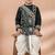 Black festive wear designer viscose boys-dhoti-kurta