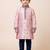 Pink festive wear designer jacquard boys-kurta-pyjama