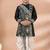 Black festive wear designer viscose boys-dhoti-kurta