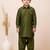 Green festive wear designer viscose boys-dhoti-kurta