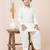 White festive wear designer viscose boys-dhoti-kurta