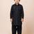 Black festive wear designer viscose boys-dhoti-kurta