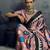 Modal satin ajrakh print saree – traditional handblock inspired ethnic wear for women