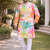 White color printed cotton kurta payjama set