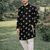 Black color mate copper sequence work parbon silk kurta payjama set