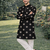 Black color mate copper sequence work parbon silk kurta payjama set