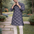 Grey color mate copper sequence work parbon silk kurta payjama set