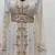Luxurious White Kaftan With Gold Work Stitched Dress