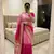 Rani Pink Color Zari Weaving Meenakari Border Viscose Dolla Silk Saree