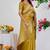 Subham mustard silk blend saree with woven design & unstitched blouse piece for women
