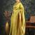 Subham mustard silk blend saree with woven design & unstitched blouse piece for women