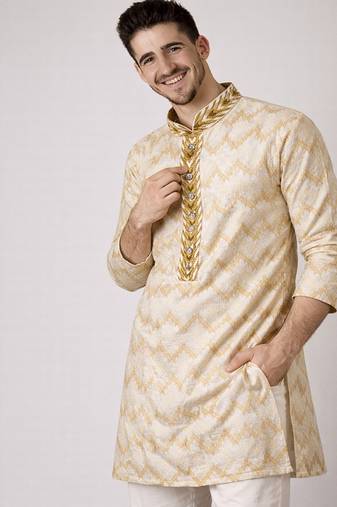 Pista color jaquard weaving work jaquard silk kurta payjama set