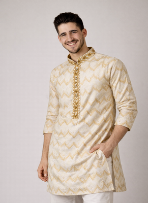 Pista color jaquard weaving work jaquard silk kurta payjama set 2