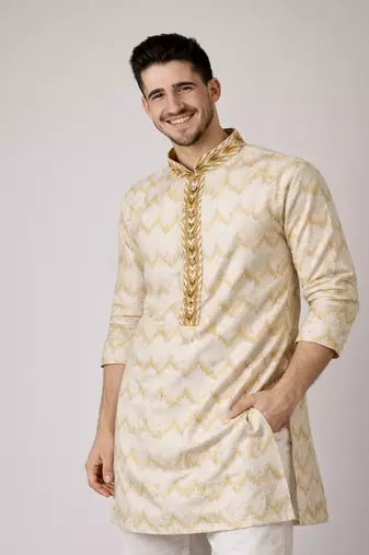 Pista color jaquard weaving work jaquard silk kurta payjama set