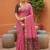 Pink Color  Meenakari  Weaving touchup Work Muga Cotton Saree 