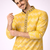 Yellow color jaquard weaving work jaquard silk kurta payjama set