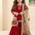 Designer party wear heavy silk kids top sharara & dupatta set