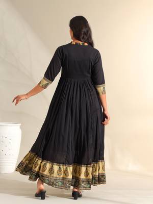 Nayantara midnight anarkali dress 2