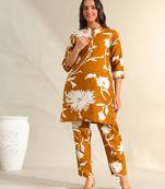 Amara mustard meadow co-ord set