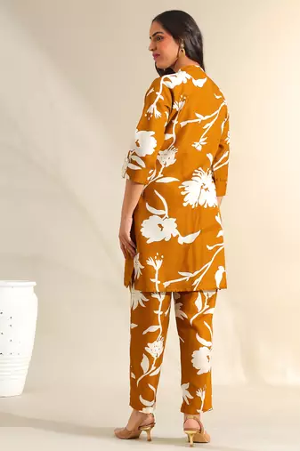 Amara mustard meadow co-ord set