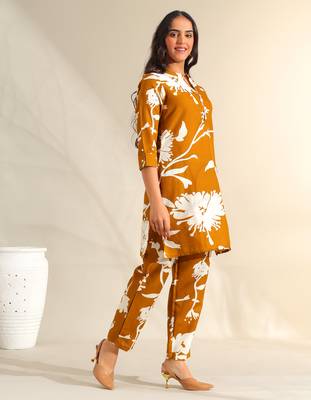 Amara mustard meadow co-ord set 3