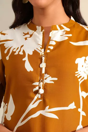 Amara mustard meadow co-ord set