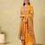 Amara mustard floral anarkali suit set