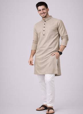 Grey color jaquard butti work jaquard silk kurta payjama set 2