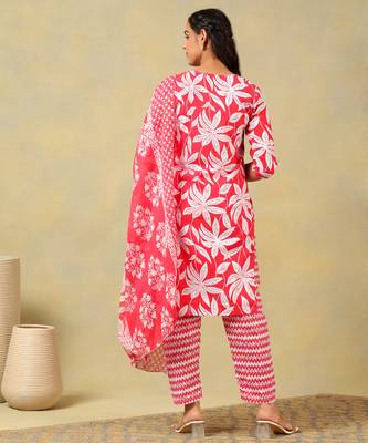 Saanjh lily floral motif kurta set 2