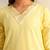 Zoya lemon zari stripe kurta set