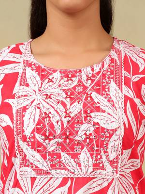 Saanjh lily floral motif kurta set 5