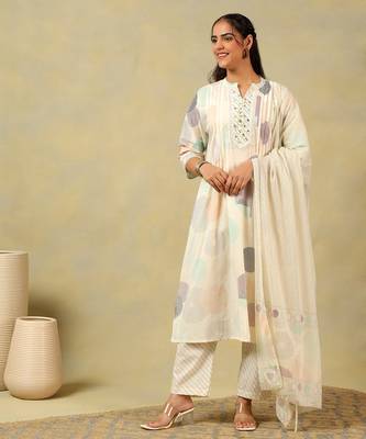 Pari pastel orb print suit set 1