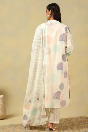 Pari pastel orb print suit set