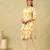 Nitara mustard lily motif kurta set