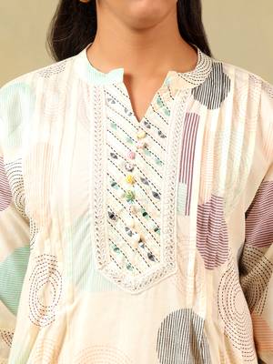 Pari pastel orb print suit set 5