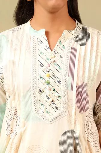 Pari pastel orb print suit set
