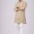 Grey color jaquard butti work jaquard silk kurta payjama set