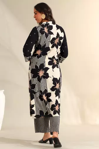 Tara midnight bloom kurta set