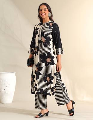 Tara midnight bloom kurta set 3