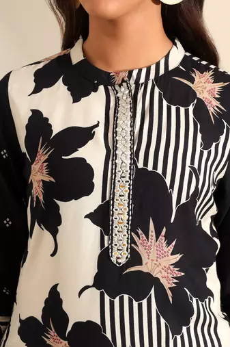 Tara midnight bloom kurta set