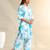 Diya azure floral dream kurta set