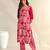 Avni magenta mosaic kurta set