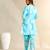 Ojasvi aqua botanical kurta set