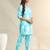 Ojasvi aqua botanical kurta set